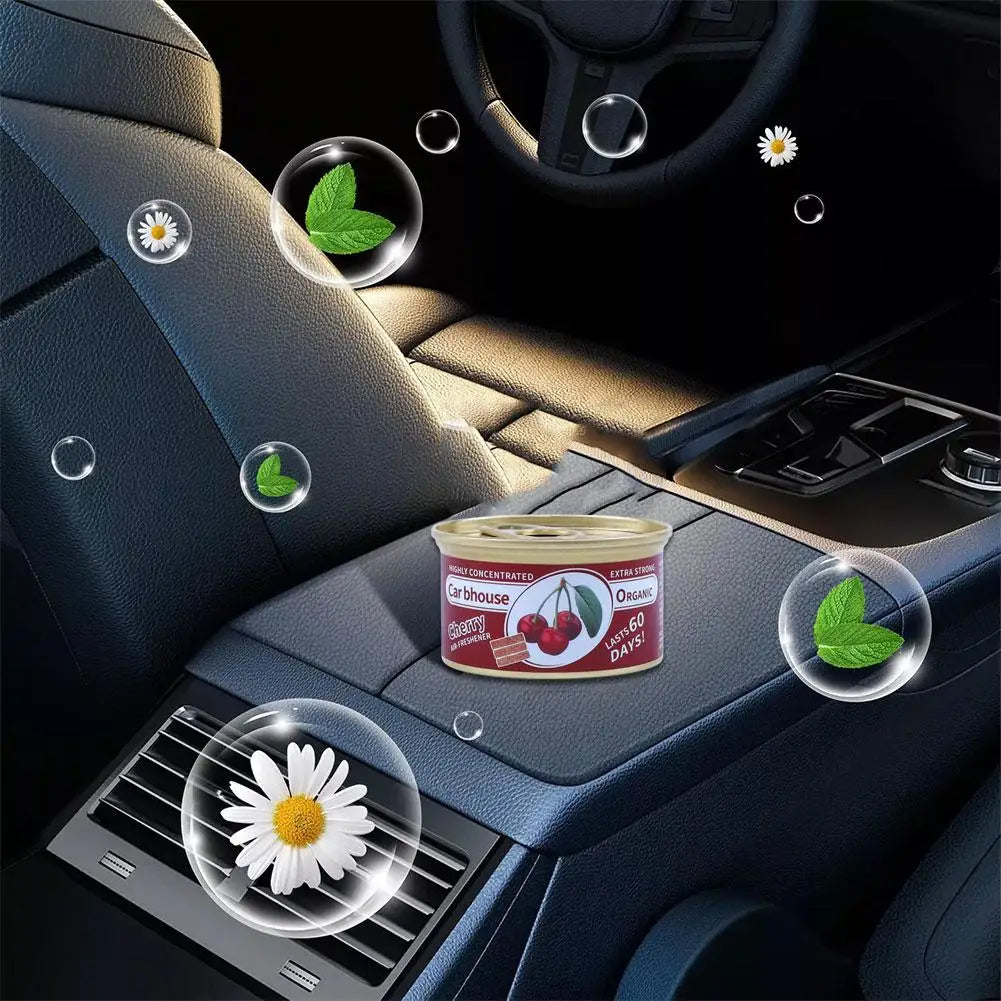 Car Air Fresheners Odor Eliminator Essential Long-Lasting Fragrance Lemon Cherry Ocean Strawberry Cologne Aromatherapy