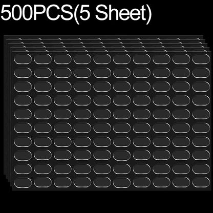 100-2000PCS Clear Gel Glue Pads Double-sided Adhesive Dots Removable Sticky Patch No Trace Wall Hanging Crafts Poster Doll Glue