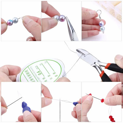 Jewelry Making Supplies Kit with Jewelry Making Tools Earring Charms Jewelry Wires Jewelry Findings Jewelry Making and Repair