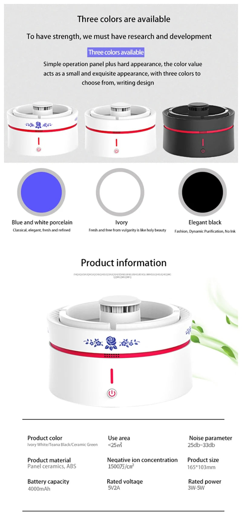 Smart Ashtray Air Purifier Multifunctional Removal Second-hand Smoke  Household And Commercial Desktop Negative Ion Purifier