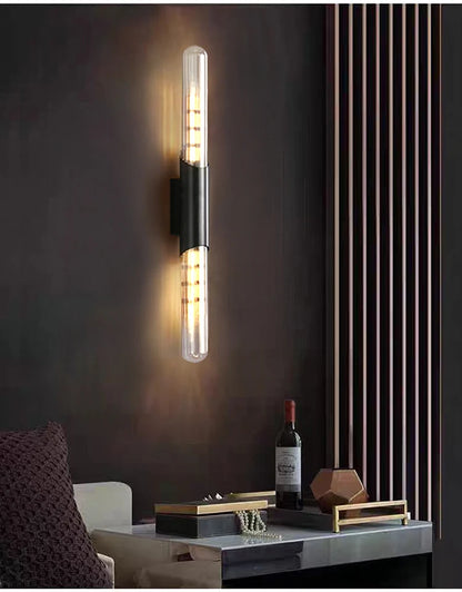 Nordic Luxury Wall Lamp E27 Bulb Is Used For Bedroom Mirror Stairs Bedside Wall Paintings Comfortable Lighting Decorative Lamps