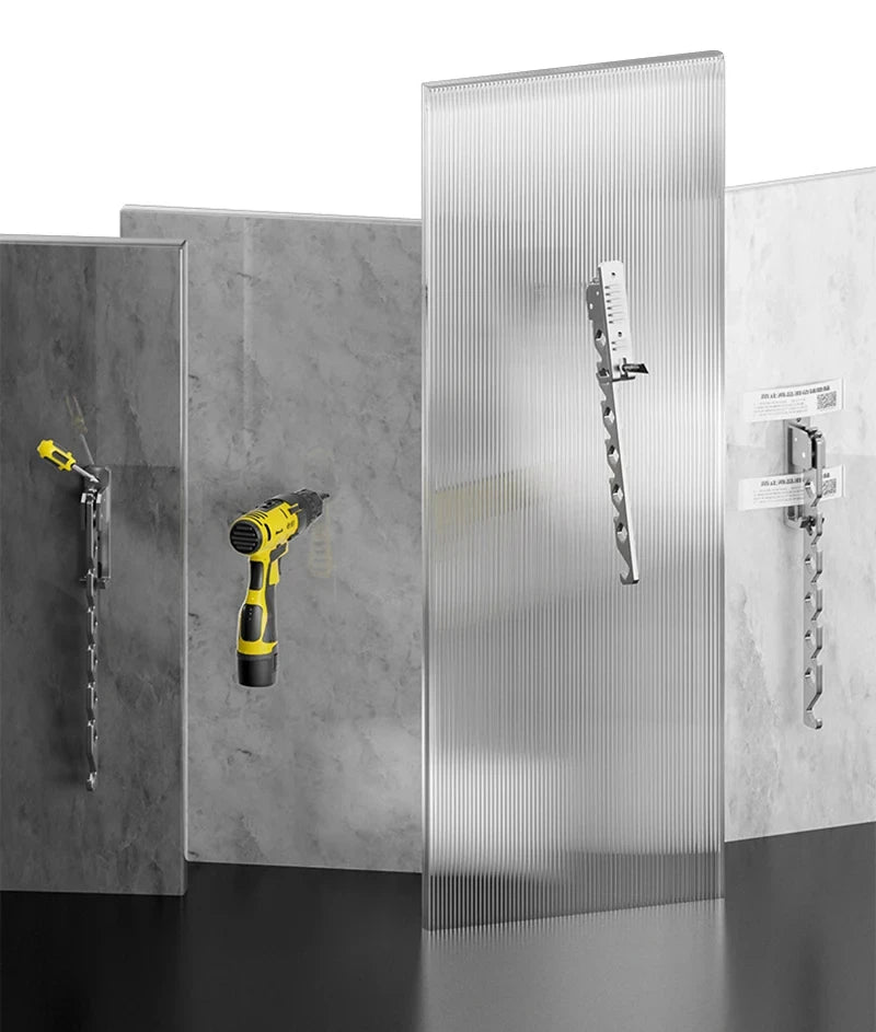 Wall Mounted Clothes Hanger No Punching Folding Drying Racks Collapsible Multi-Purpose Clothes Drying Rack Bathroom Space Saving