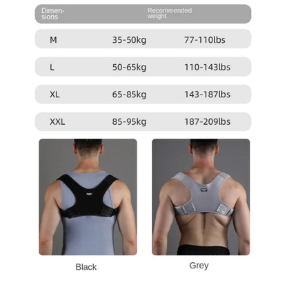 Unisex Posture Corrector Adjustable Back Fracture Support Men Women Back Clavicle Spine Shoulder Correction Brace Belt Strap