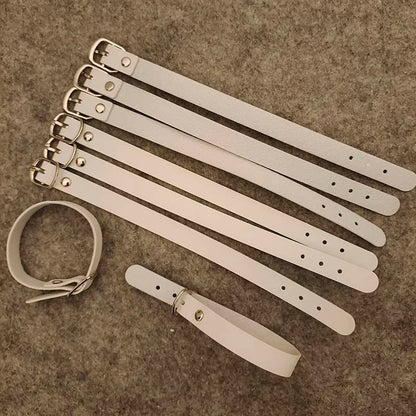 5pcs/Lot Travel Accessories PU Leather Luggage Tag Strap