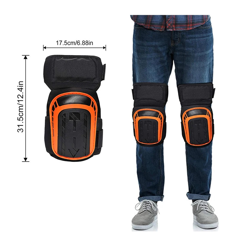 1Pair Knee Pads for Floor Work,Construction Knee Pads,Heavy-Duty Knee Pads Work for Men/Women, Comfortable Knee Pad for Flooring