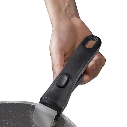 Removable Handle Removable Pan Pot Handle Detachable Replacement Clip Hand Grip Portable Cookware Grip for All Cookware