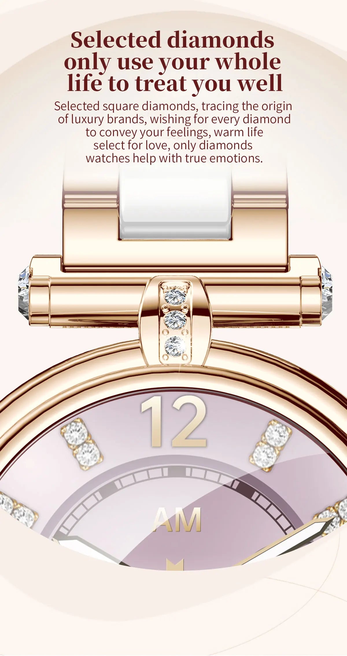 Ladies Smart Watch AK62 Women Bluetooth Call Custom Dial Steel Wristwatch Smartband Fitness Sports Tracker Smartwatches