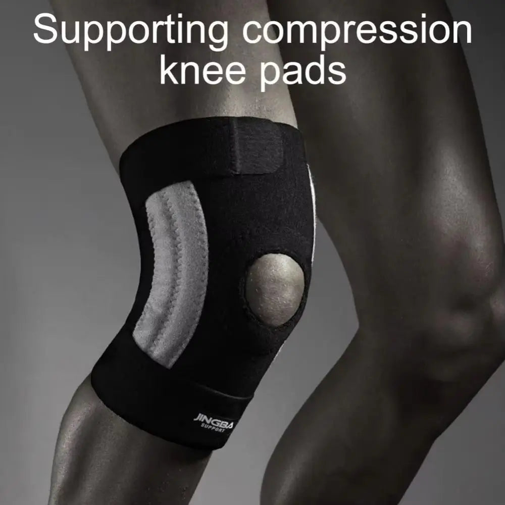Elastic Adjustable Knee Pads Soft Anti-slip Fitness Knee Protector Breathable Comfortable Knee Brace Support Belt Volleyball