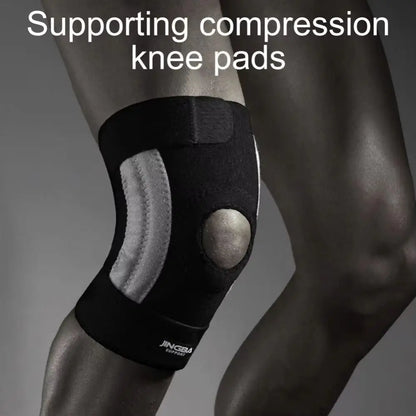 Elastic Adjustable Knee Pads Soft Anti-slip Fitness Knee Protector Breathable Comfortable Knee Brace Support Belt Volleyball
