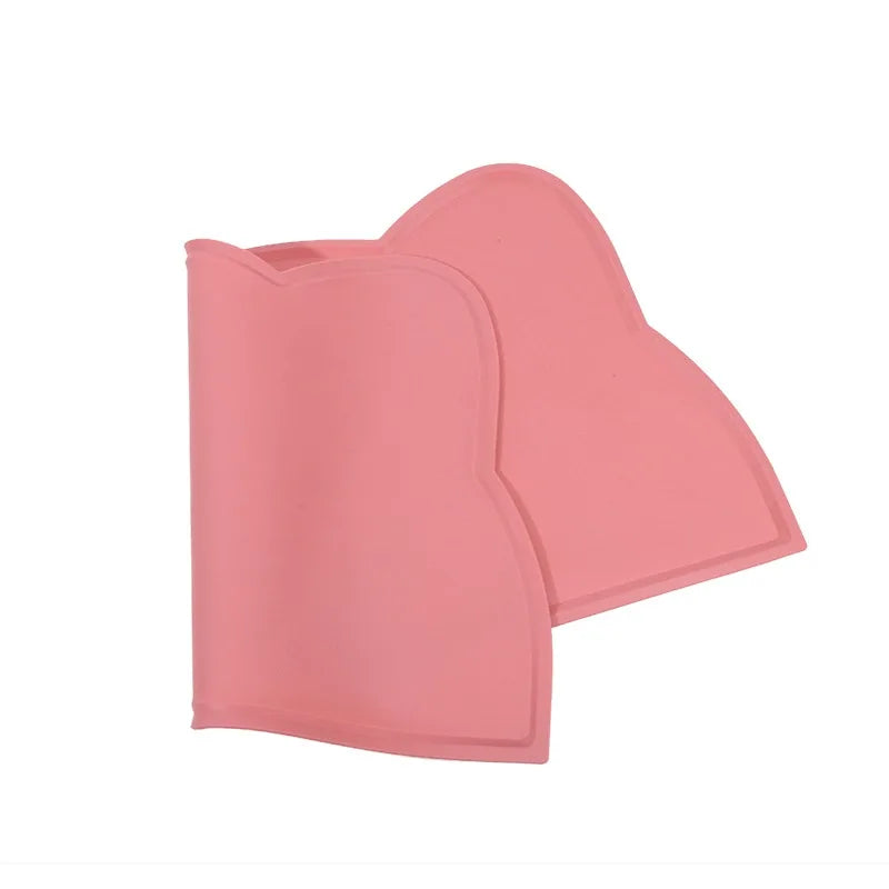 Silicone Pet Feeding Dog Cat Bowl Food Mat Non-Stick Waterproof Pet Food Feeding Pad Puppy Feeder Tray Water Cushion Placemat