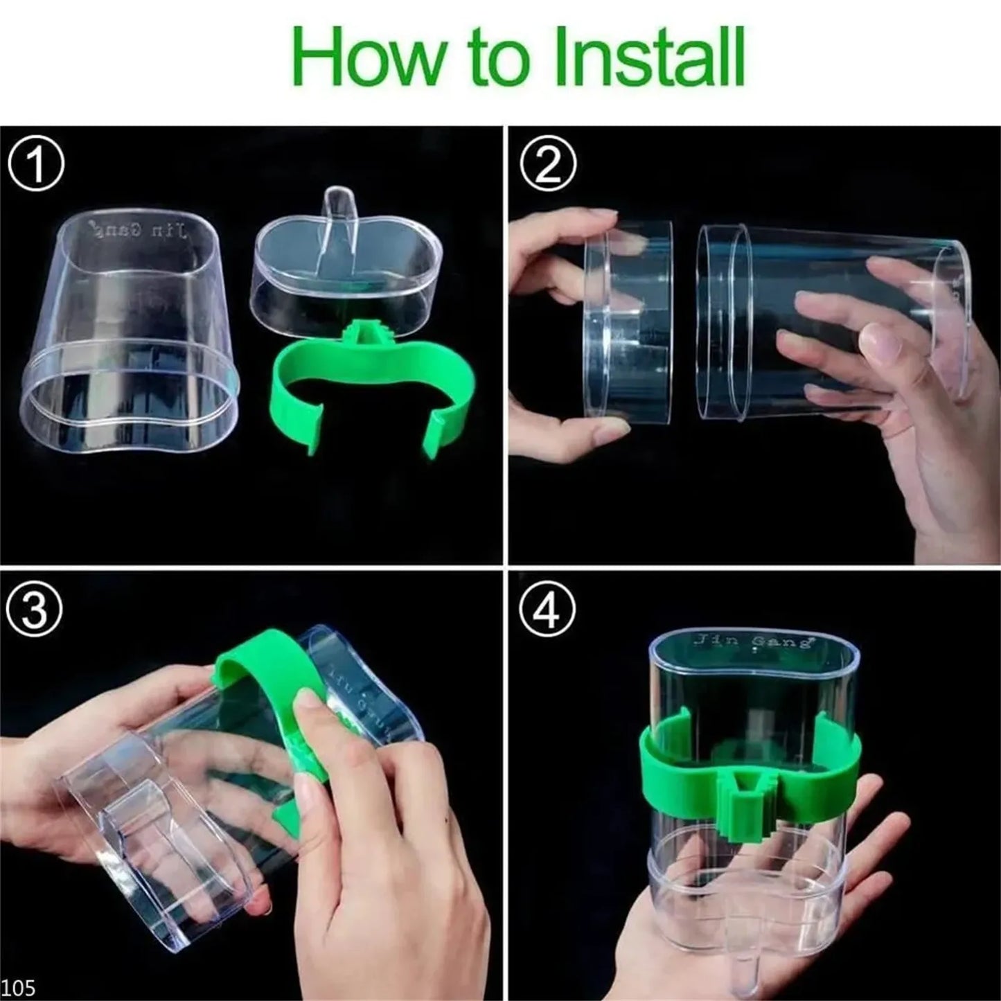 Bird Water Drinker Feeder Container Automatic Pet Feeder Birdcage Hanging Bowl Water Bottle Parrot Drinking Water Food Dispenser