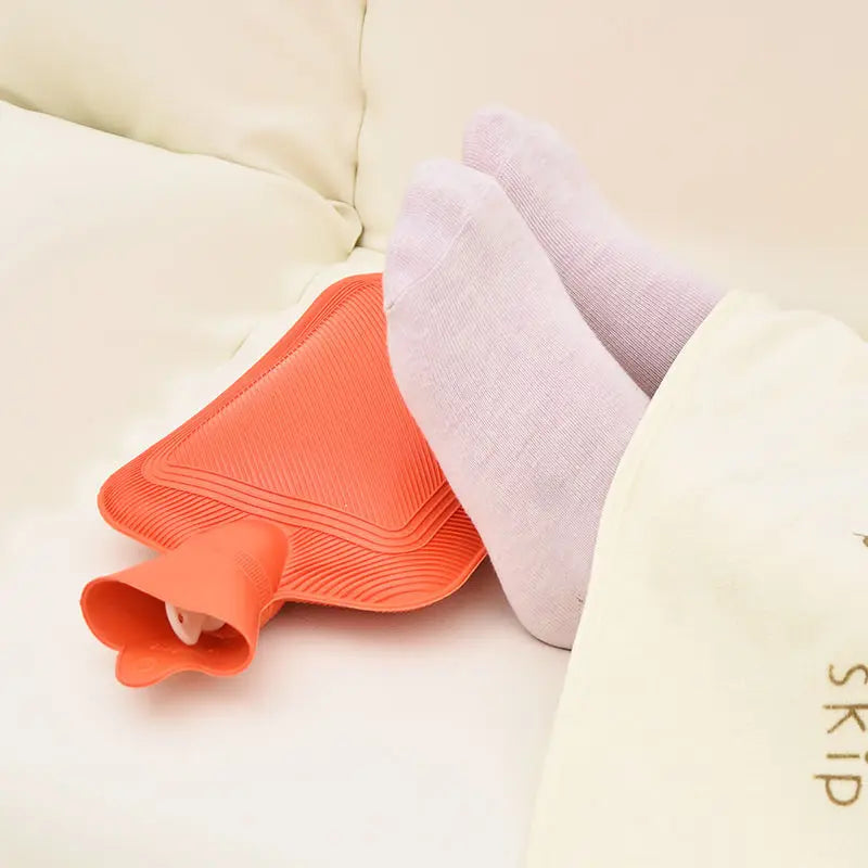 Home Autumn Winter Warm Water Bag Water Injection Rubber Hot Water Bottle Thick Hot Water Bottle Hand Feet Warmer Water Bottle