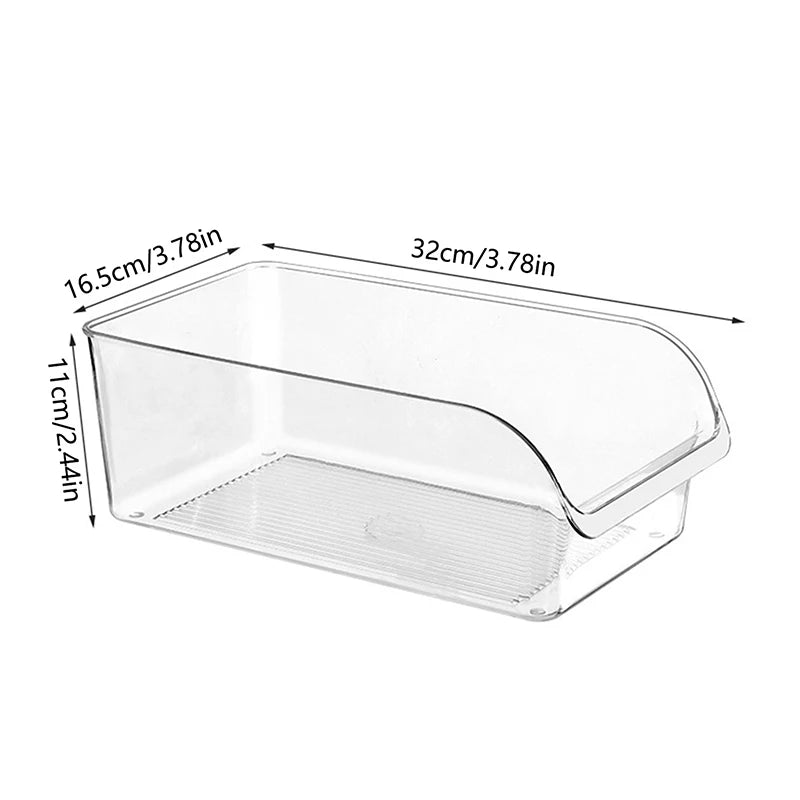 Organizer Drawer Storage Box for Refrigerator Egg Food Crisper Bathroom Bottles and Cans Desk Paper and Pen Organizer