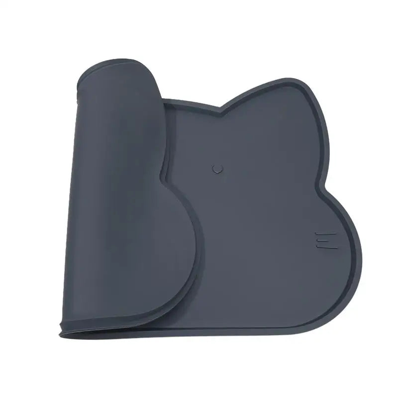 Silicone Pet Feeding Dog Cat Bowl Food Mat Non-Stick Waterproof Pet Food Feeding Pad Puppy Feeder Tray Water Cushion Placemat