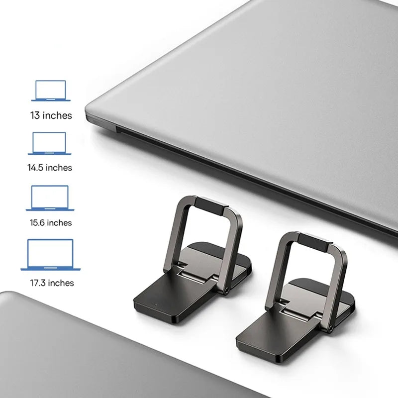 Laptop Stand For Computer Keyboard Holder Mini Portable Legs Laptop Stands For Macbook Huawei Xiaomi Notebook Aluminum Support