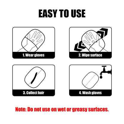 Double-Sided Pet Grooming Gloves, Cat Grooming Gloves Pet Grooming Gloves for Dogs Bathing Pet Hair Remover Gloves Versatile Pet