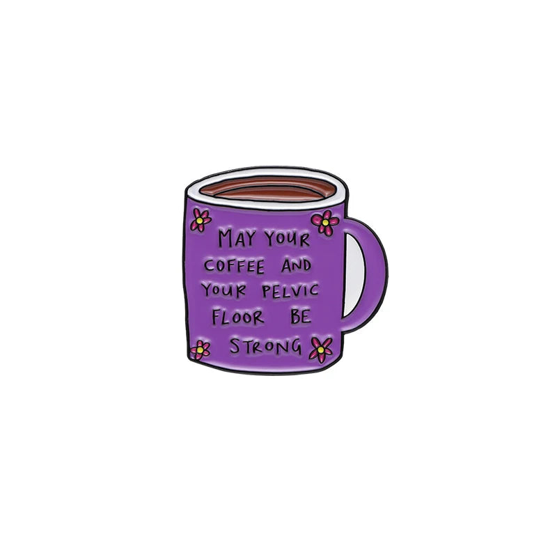 Creative Coffee Enamel Brooch Spaceship Coffee Elements Need By Coffee Power Books Cat Coffee Cups Metal Badge Lapel Pin Jewelry