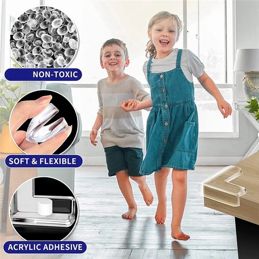 ABJI-Baby For Baby-Proof Corner Covers For Furniture, Table Corner Protectors Safety 32 Pack