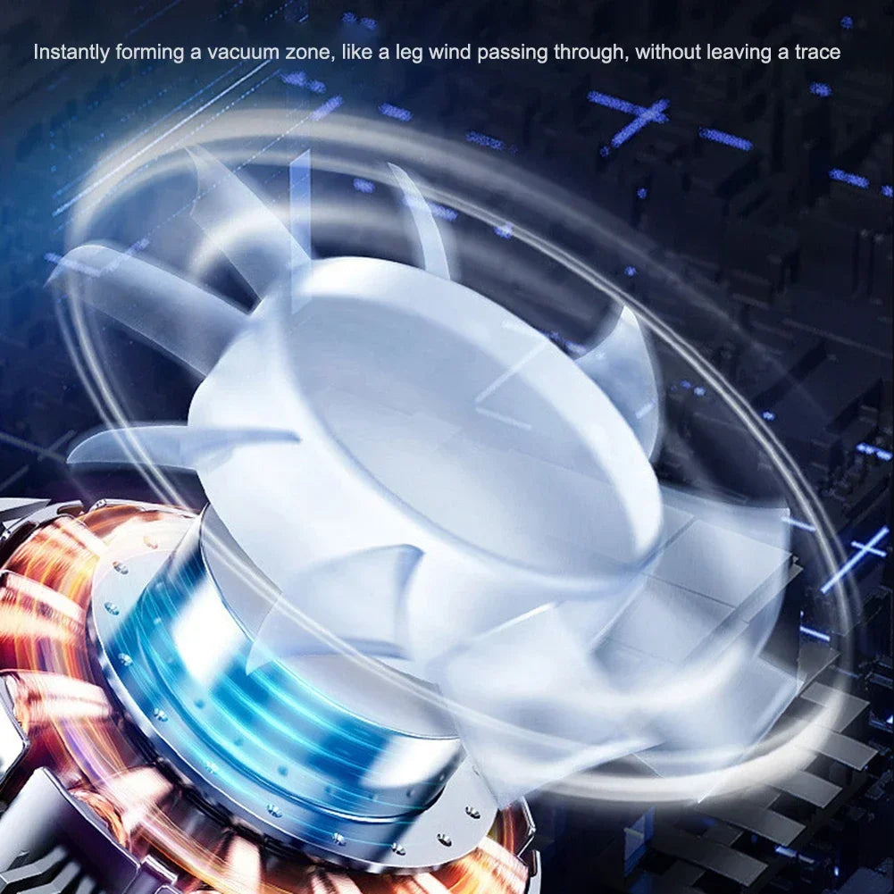 Handheld Vacuum Cleaner Cordless USB Charging Portable for Car Home Office Pet Hair Strong Suction Lightweight Mini Cleaner