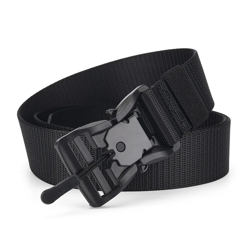 Tactical Belt Magnetic Buckle Belt Casual Nylon Tooling Training Belt Men's Trousers Belt Designer Men and Women Belt