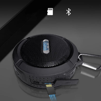 Outdoor Waterproof Bluetooth Speaker, Wireless Portable Mini Shower Travel Speaker with Subwoofer for Sports Pool, Beach, Hiking