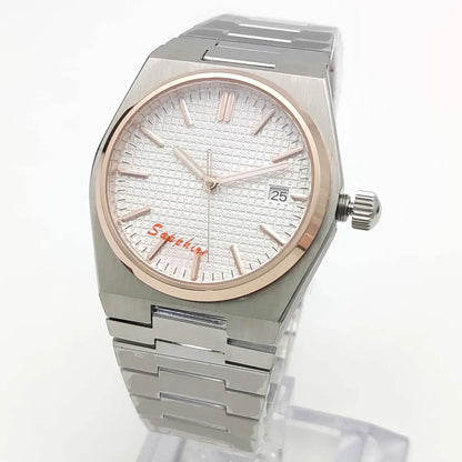 40MM Watch NH35 Automatic Mechanical Watch Men's Watch Sapphire Glass Stainless Steel Waterproof Watch