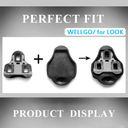 Road Bike Pedals Cleats for SPD/LOOK/KEO Cleat Set Self-lock Pedal Converter For Look Keo Bicycle Platform Adapter Pedal Cleat