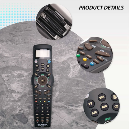 RM991 Smart Universal Remote Control Multifunctional Learning Remote Control for TV/,DVD CD,VCR,SAT/CABLE and A/C