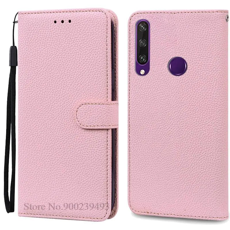 For Huawei Y6P Case Leather Wallet Flip Case For Huawei Y6p Case MED-LX9N Soft Full Cover Coque Fundas for Huawei Y6P Case