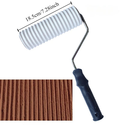 Paint Roller Painting Tool for Wall Rubber Protection Stamp Polyurethane Textured Paint Pottery Wheel Embossed Paint Roller