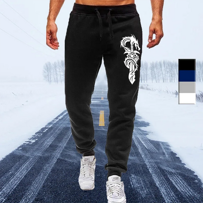 Sword Dragon Killer Printed Trousers Sweatpants Casual Athletic Fitness Joggers