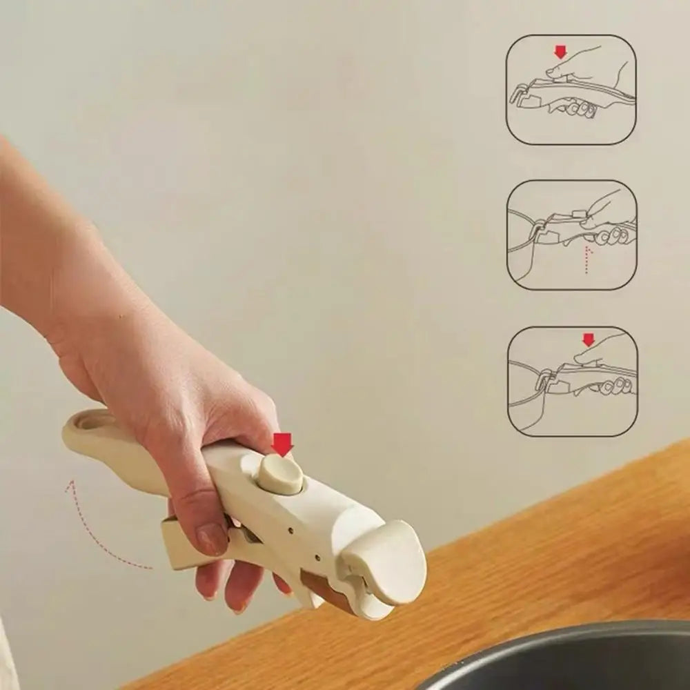 Removable Handle Removable Pan Pot Handle Detachable Replacement Clip Hand Grip Portable Cookware Grip for All Cookware