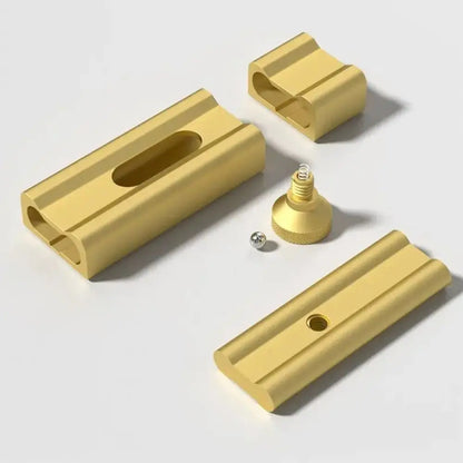 Durable Anti-theft Luminous Door Buckle No Punching Security Sliding Door Bolt Aluminum Alloy Door Catch Furniture Hardware