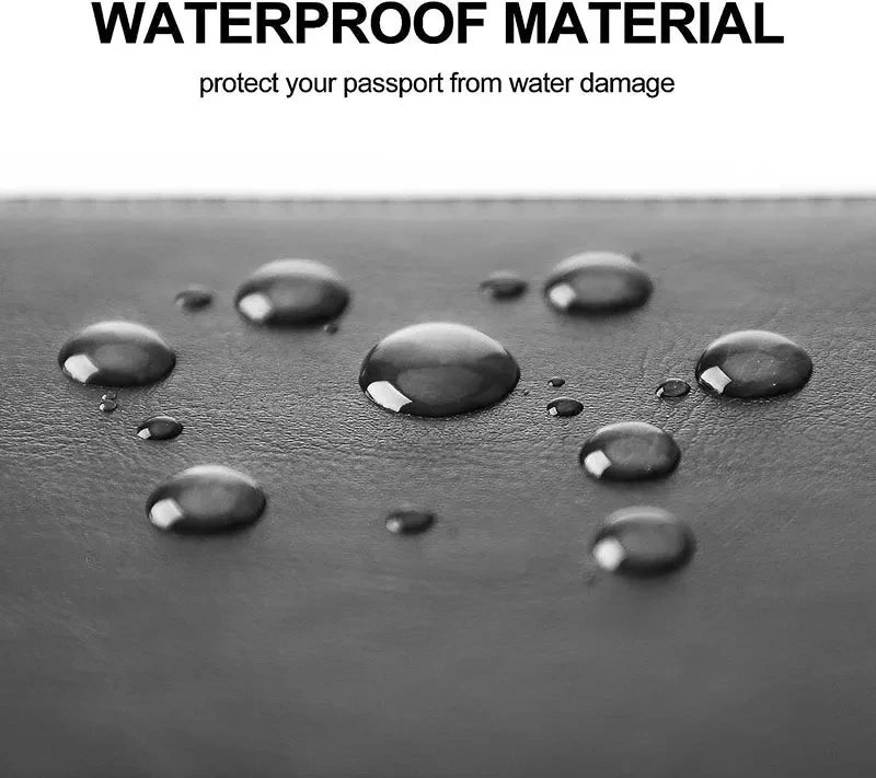 Passport Holder Cover Wallet Travel Essentials RFID Blocking Leather Card Case International Travel Must Haves Travel Accessorie