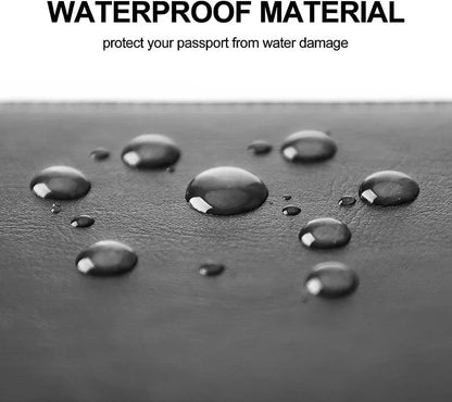 Passport Holder Cover Wallet Travel Essentials RFID Blocking Leather Card Case International Travel Must Haves Travel Accessorie