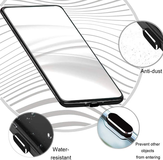 Anti Dust Plug Type C Phone Charging Port 3.5mm Earphone Jack USB C Dust Plug For Samsung Huawei Redmi Phone Accessories