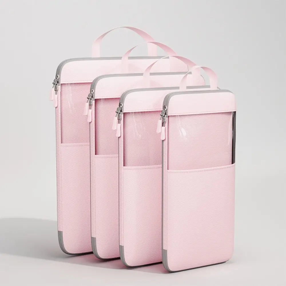 1/4Pcs Expandable Compression Packing Cubes Bag Multi-Sized Waterproof Travel Clothing Storage Bag Lightweight Dustproof