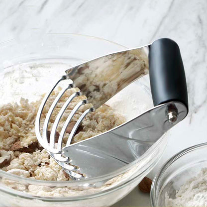 New Manual Dough Blender Baking Tool Pastry Blades Flour Mixer Stainless Steel Anti Slip Chef Pastry Cutter Kitchen Accessories