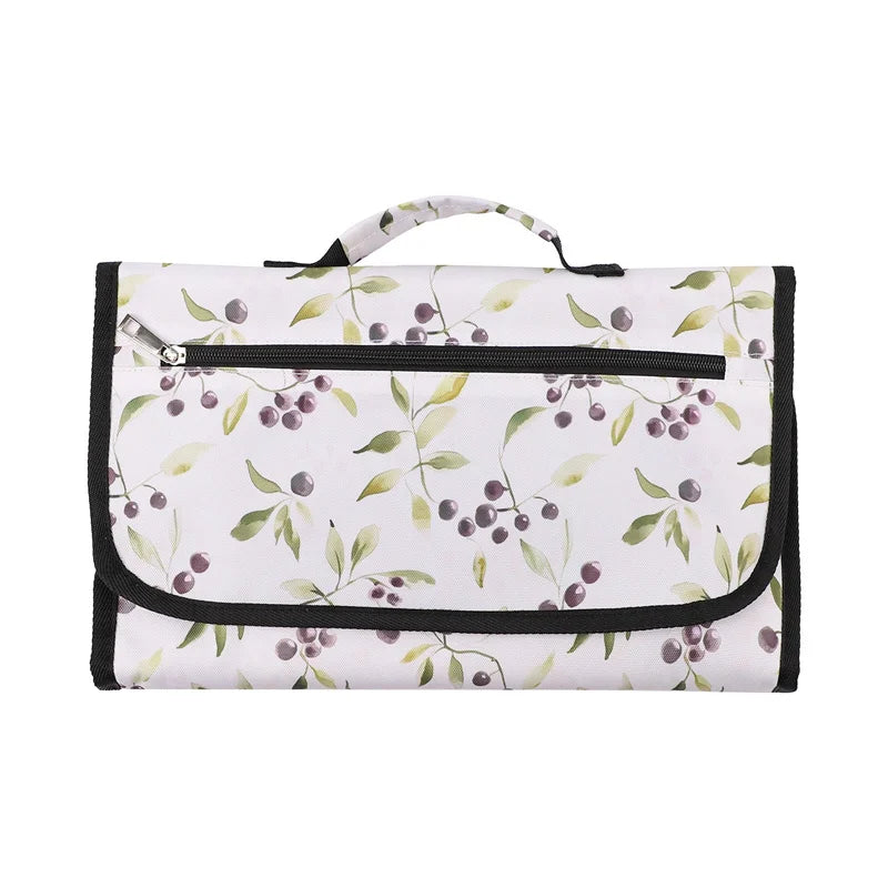 Waterproof Baby Changing Pad For Baby Girls Folding Portable Newborn Travel Diaper Mat With Wipes Pocket Baby Showers Gift