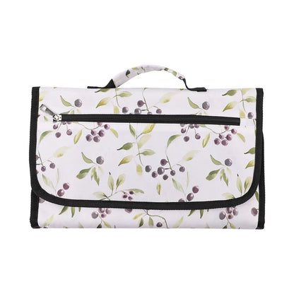 Waterproof Baby Changing Pad For Baby Girls Folding Portable Newborn Travel Diaper Mat With Wipes Pocket Baby Showers Gift