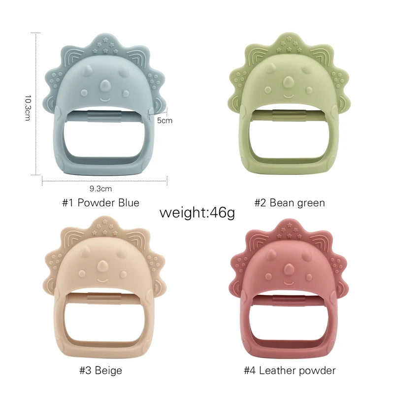 Baby Silicone Teethers Animal Food Grade Silicone Baby 0-12 Toys Silicone Teeth Grinding Stick Newborn Pacifier Accessories Toys