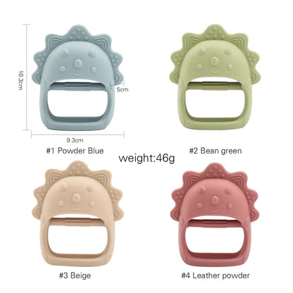Baby Silicone Teethers Animal Food Grade Silicone Baby 0-12 Toys Silicone Teeth Grinding Stick Newborn Pacifier Accessories Toys