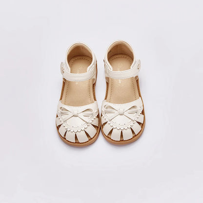 Dave Bella Girls Beige Sandal Kids TPR Sole Shoes Children Summer Shoes Fashion Design Princess Birthday Party Sandal DB2248723
