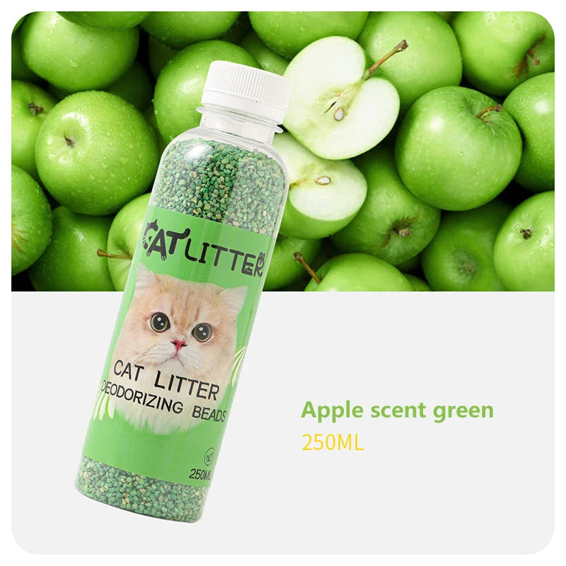 A bottle of cat litter deodorizing beads - make your home smell comfortable remove odors and deodorizers