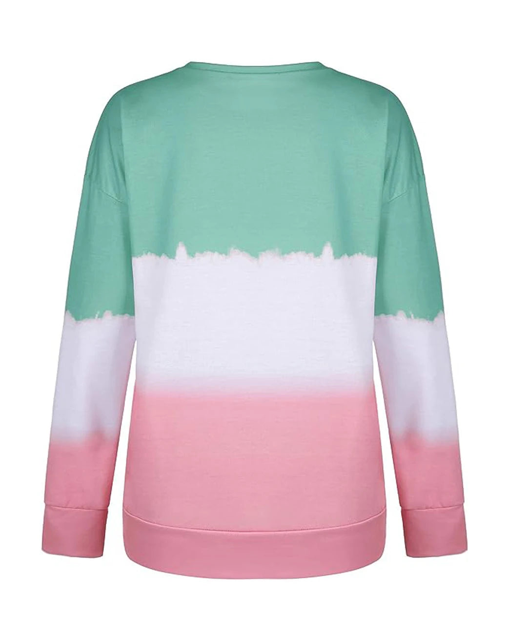 Plus Size Sweatshirt for Women Trendy Long Sleeve Oversized Lightweight Tops Tie-Dye Printed Gradient Pullover Blouse