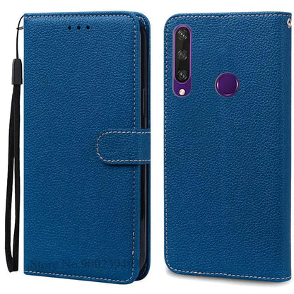 For Huawei Y6P Case Leather Wallet Flip Case For Huawei Y6p Case MED-LX9N Soft Full Cover Coque Fundas for Huawei Y6P Case