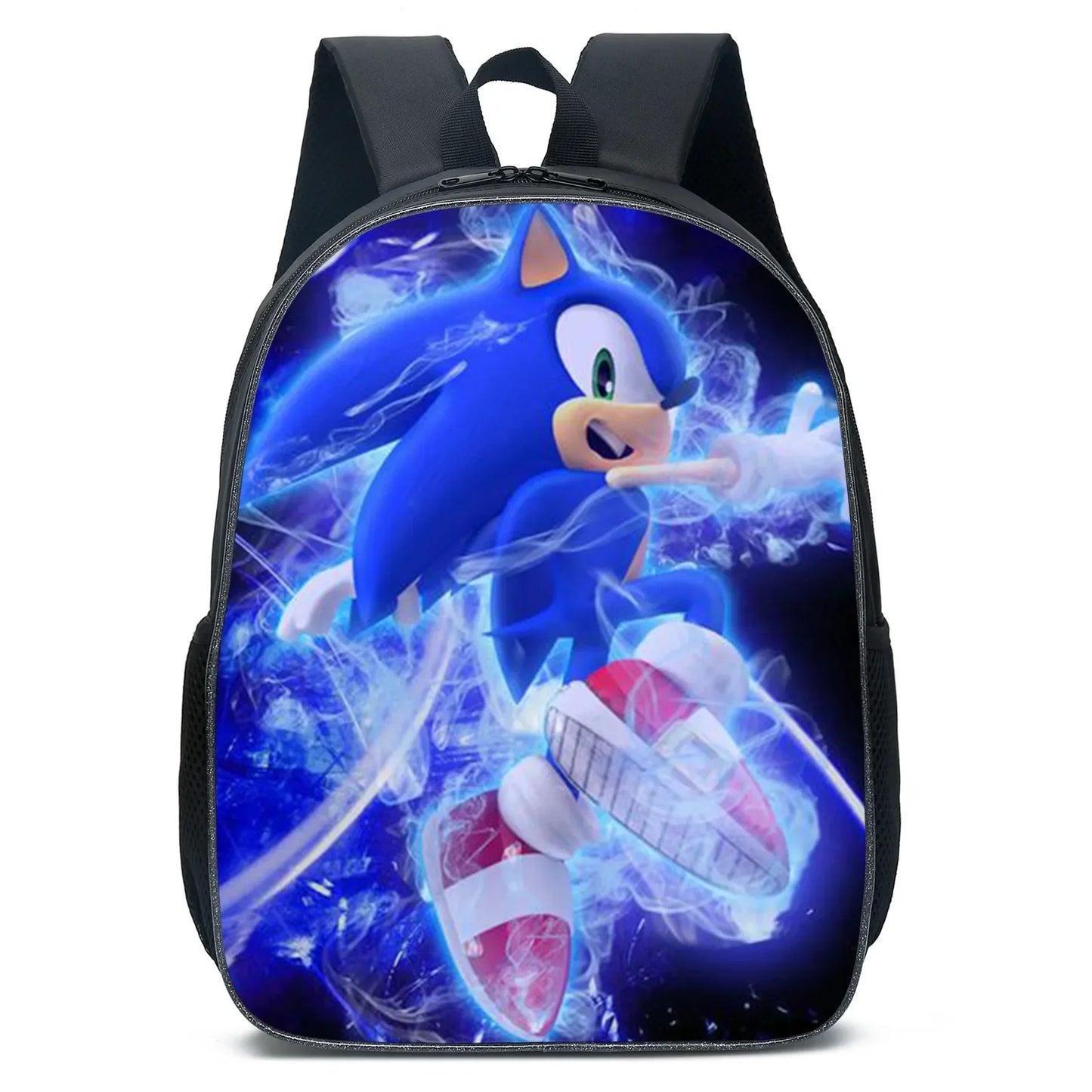 HOT 3PC-SET Sonic Backpack Primary and Secondary School School Bags  Anime Cartoon School Bags Best Gifts for Kids Mochila
