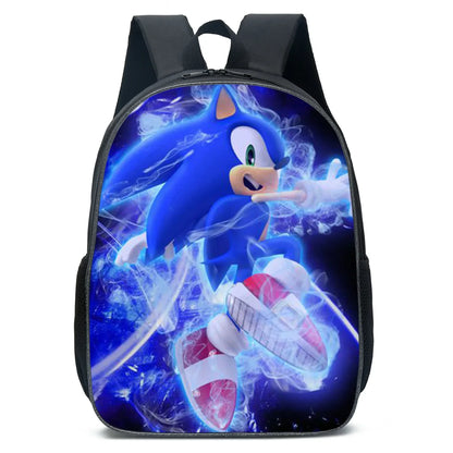 HOT 3PC-SET Sonic Backpack Primary and Secondary School School Bags  Anime Cartoon School Bags Best Gifts for Kids Mochila