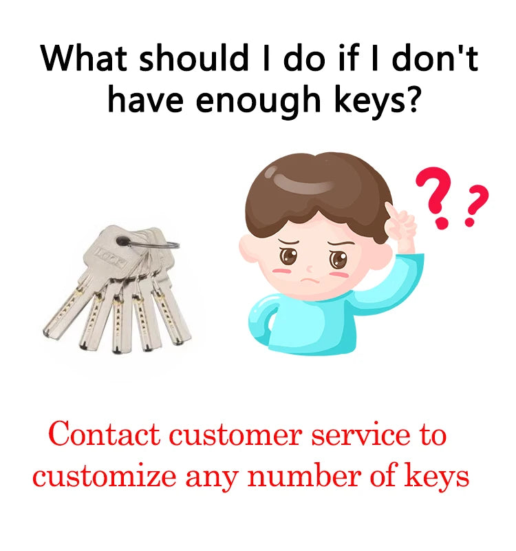 Indoor bedroom doors and windows 60 70 80 mm lock cylinder Smart door locks Electronic lock House door locks