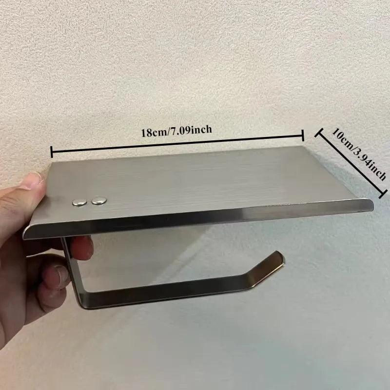 Stainless steel tissue holder for bathroom accessories